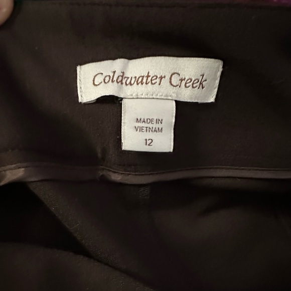 Coldwater Creek Chocolate A-Line Skirt - Picture 2 of 3